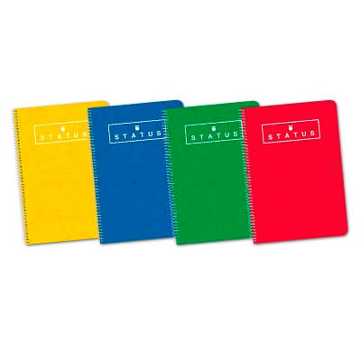 Quadern A5 espiral C4 Enri Status tapa dura