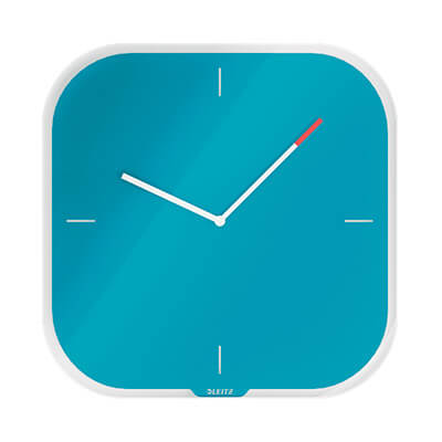 Rellotge pared cristall Leitz Cosy Blau