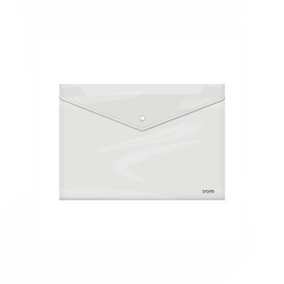 Sobre broche PP Folio transparente