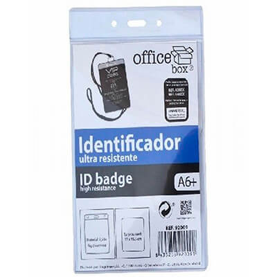 Portadistintivo ultra resistente A6 vertical