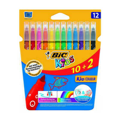 Caixa retoladors Bic kid color 10 + 2