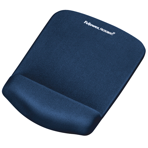 Alfombrilla reposamuñecas foam PlushTouch Azul