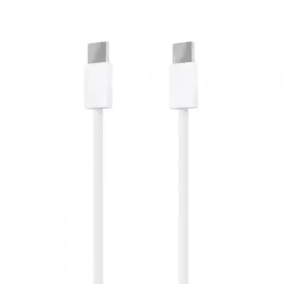 Cable USB 2.0 Tipus-C a Tipus-C 1m blanc Aisens