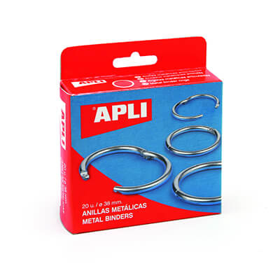 Capsa anella metàl·lica Apli 20mm