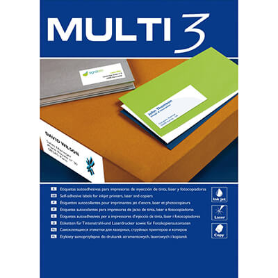Caixa etiquetes Multi3  210x148 500f