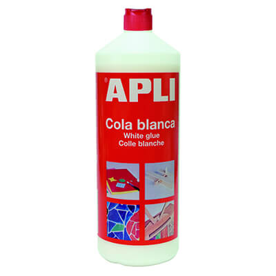 Bote de cola blanca Apli 1kg