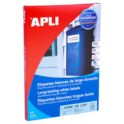 Etiquetas adhesivas intemperie 64,6x33,8mm