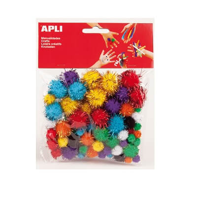 Bossa 78 Pom Poms Apli Colors brillants