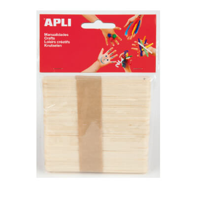 Palo de polo color natural (50u)