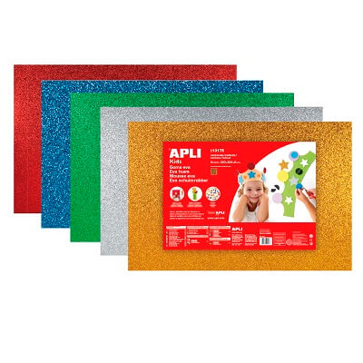 Goma EVA especial 600x400mm colores surtidos