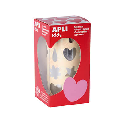 Gomets platejats amb 4 figures diferents