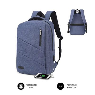 Motxilla Subblim City Backpak 15.6" blau