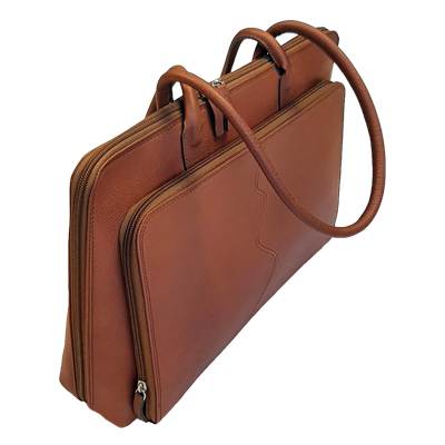 Bossa marrón Carmen Cortés 1 compartiment