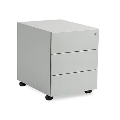 Calaixera MET buck de 3 calaixos gris clar 547x322