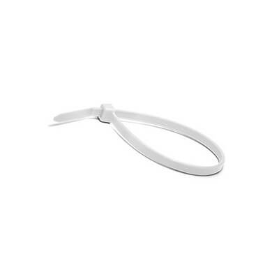 Bridas de nylon blanca 100x2.5mm (100u)