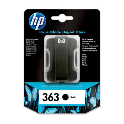 Cartucho de tinta original HP 363 negro