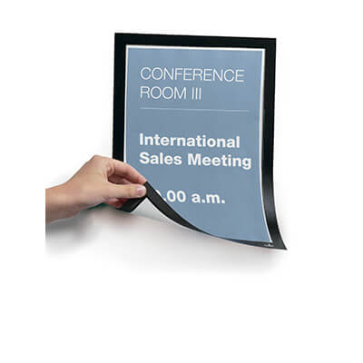 Marco magnético Duraframe® A4 negro (5u)