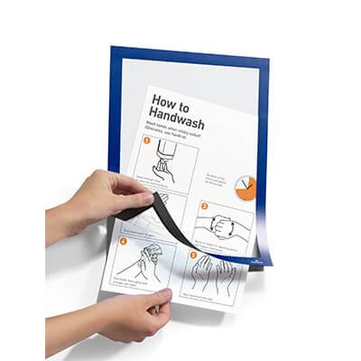 Marc adhesiu Duraframe® Durable A4 blau (2u)