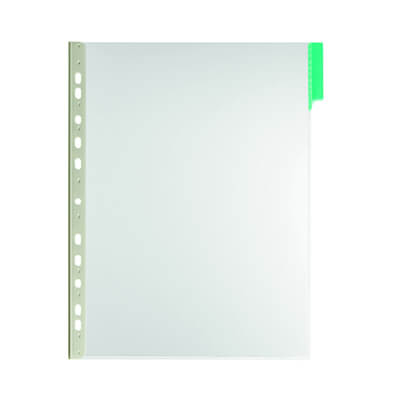 Funda clasificador A4 verde