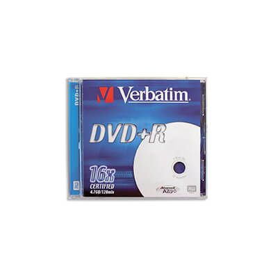 Pack 10 DVD-r 4,7GB Verbatim prof v.2,0 imprimible