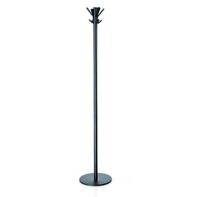 Penjador de tub rodó negre