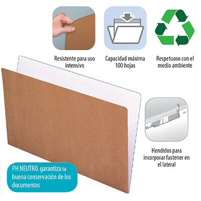 Subcarpeta A4 bicolor (50u)