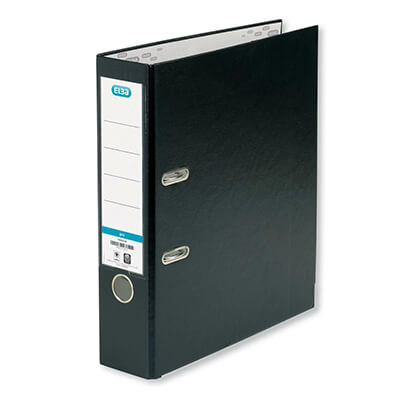 Archivador Elba rado top Folio ancho negro