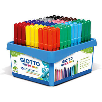 Estoig 108 retoladors Giotto turbo maxi