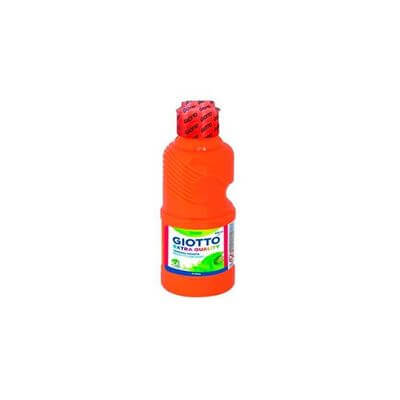 Témpera Giotto Flúor Naranja 250 ml.