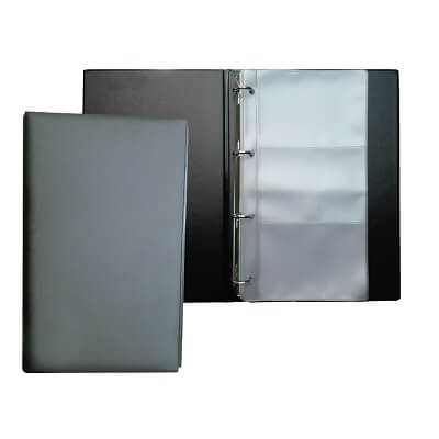 Tarjetero 4 anillas y 10 fundas