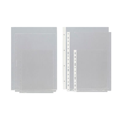 Funda PVC 11 taladros diagonal A4