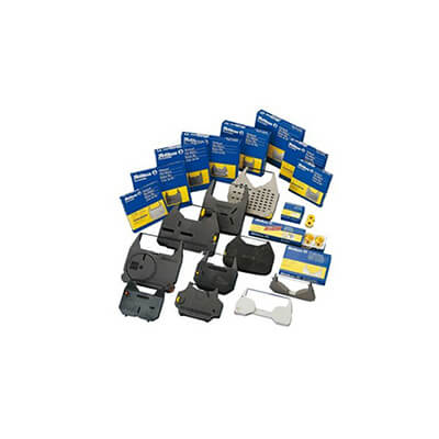 Cinta per a màquina C.3 Pelikan negre/vermell