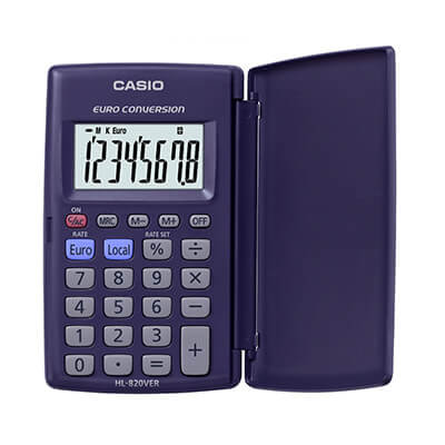 Calculadora de bolsillo Casio HL-820VER