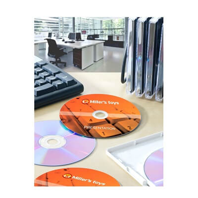 Etiquetes Avery inkjet CD 117mm estàndard