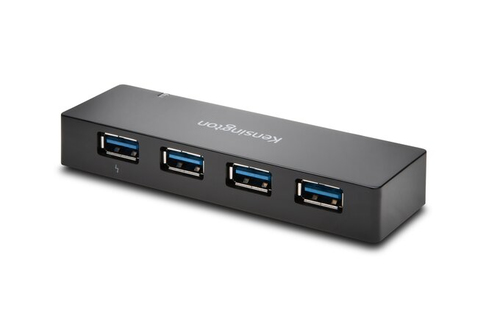 Hub kensington 4 puertos y cargador usb 3.0