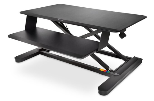 Smartfit Sit Stand Desk de peu/sent negr