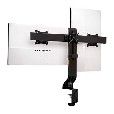 Brazo para monitor Space Saving Dual Negro