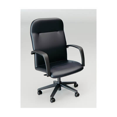 Sillón de dirección Kato A negro