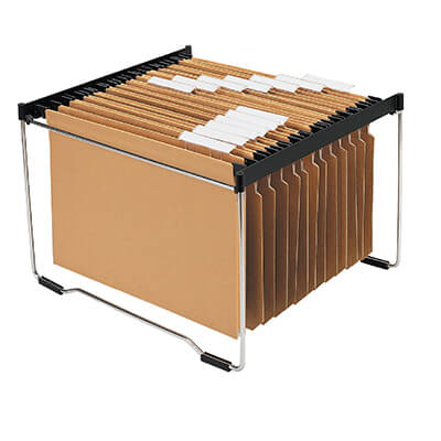 Bastidor cromat per a 30 carpetes calaix