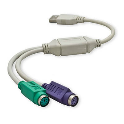 Cable per a portàtil adaptador usb/ps