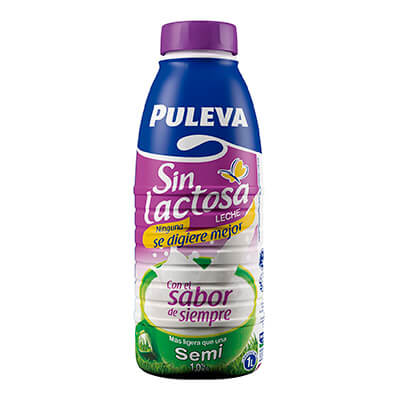 Pack 6 tetrabriks de leche semidesnata sin lactosa