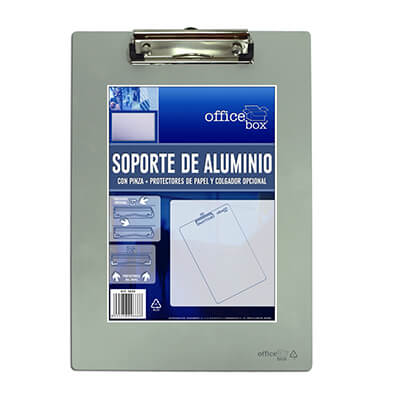 Portabloc aluminio A4 plus