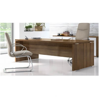 Mesa TAK acabado en acacia oscura 200x100x73