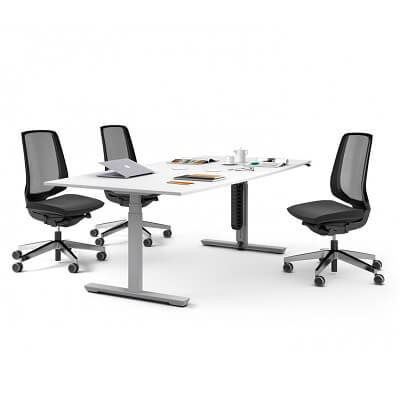 Mesa reuniones TCARE elevación eléctrica 220x110