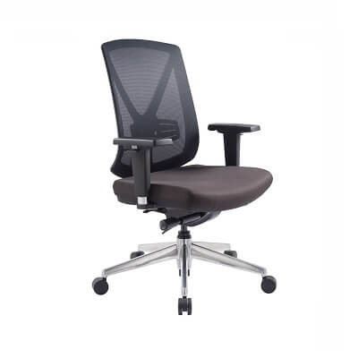 Silla MIRO con respaldo malla y brazos regulables