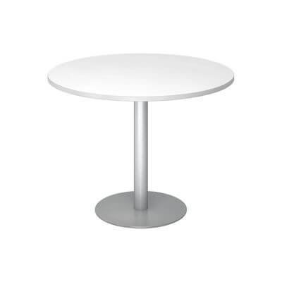 Taula reunió rodona ROL blanca