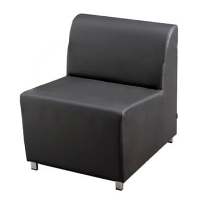 Sofà Modular Single negre 1 plaça