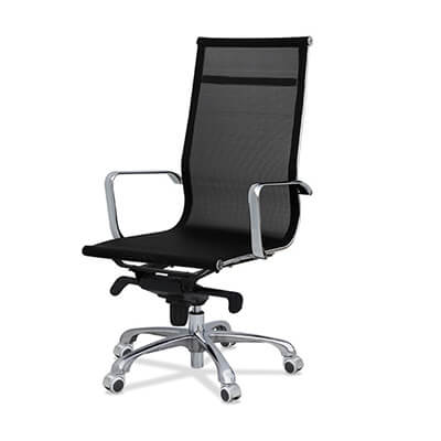 Silla de dirección SERIE K1 malla color negro