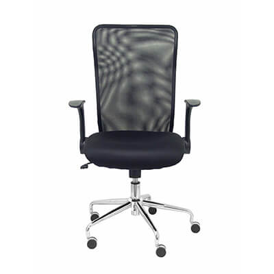 Silla MINAYA respaldo malla y asiento 3D negra
