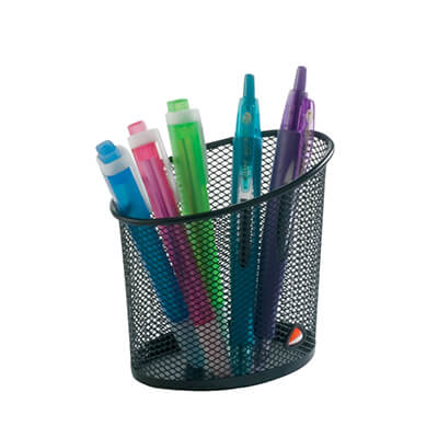 Portallapis metàl.lic negre